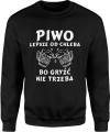 MĘSKA BLUZA PIWO CZARNA 