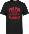 MĘSKA KOSZULKA POLISH DRINKING TEAM CZARNA 