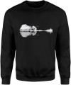 Gitara natura las Męska bluza czarna 