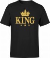 King korona koszulka czarna 
