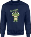 Zajebać Ci koszulka żaba Męska bluza granatowa 