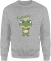 Zajebać Ci koszulka żaba Męska bluza szara 