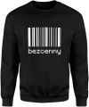 Bezcenny Męska bluza czarna 