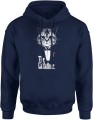 The Catfather Męska bluza z kapturem granatowa 