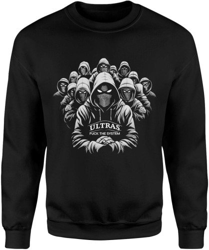 Ultras Hooligans Acab Męska bluza czarna color:#000000