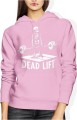 Dead lift martwy ciąg na siłownie Damska bluza z kapturem 
