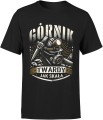 Górnik Prezent dla górnika Męska koszulka czarna 