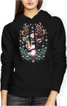 Bluza z reniferem damska (Rozmiar: S; Kolor: Czarny)