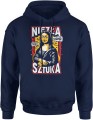 Niezła Sztuka Leonardo Da Vinci Mona Lisa Męska bluza z kapturem granatowa 