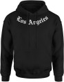 Los Angeles Streetwear Męska bluza z kapturem czarna 