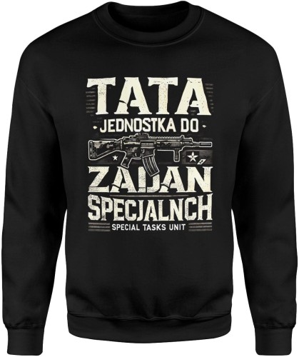 Tata Jednostka do zadań specjalnych Męska bluza czarna 