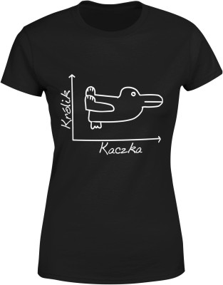 Rabbit Duck Królik Kaczka Damska koszulka