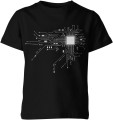 Procesor Układ Scalony Dziecięca koszulka czarna 