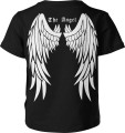 Skrzydła Anioła Anioł The Goth Dziecięca koszulka czarna 