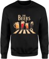 Piwo The Beers Beatles Męska bluza  czarna 
