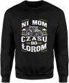 Ni mom czasu bo łorom traktor z traktorem Męska bluza czarna 