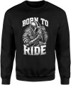 Born to ride ścigacz Męska bluza 
czarna 