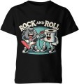 Rock And Roll Dziecięca koszulka czarna 