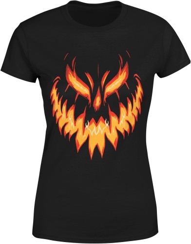 Maska dyni strój Damska koszulka czarna 