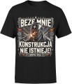 Spawacz dla spawacza spawalnicza Męska koszulka czarna 