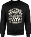 Tata Rolnik dla Rolnika Męska bluza czarna 