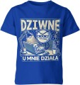 Dziwne u mnie działa dla informatyka programisty IT Dziecięca koszulka 