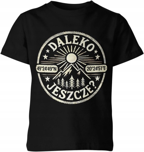 Daleko jeszcze ? Prezent dla podróżnika Dziecięca koszulka 