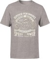 Vintage Retro Motocykl Męska koszulka 