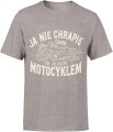 Ja nie chrapie ja śnie że jeżdzę motocyklem Męska koszulka 
