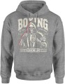 Boks Bokserska Boxing Męska bluza z kapturem szara 