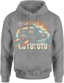 Łutututu Ford Mustang Męska bluza z kapturem szara 