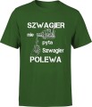 MĘSKA KOSZULKA SZWAGIER zielona 