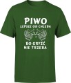 MĘSKA KOSZULKA PIWO zielona 