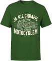 hrapie ja śnie że jeżdzę motocyklem Męska koszulka 