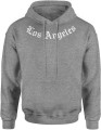 Los Angeles Streetwear Męska bluza z kapturem szara 