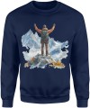 Podróżnik alpinista dla podróżnika Męska bluza 