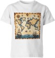 Mapa świata Dziecięca koszulka 
