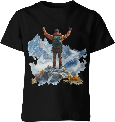 Podróżnik alpinista dla podróżnika Dziecięca koszulka 