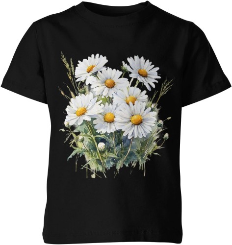 W kwiaty stokrotki Dziecięca koszulka 