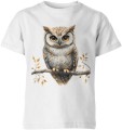 Sowa na gałęzi Dziecięca koszulka 