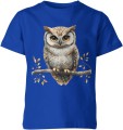Sowa na gałęzi Dziecięca koszulka 
