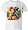 Dinozaur wybuch Dziecięca koszulka 