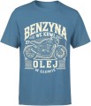 Benzyna we krwi olej w głowie Męska koszulka 