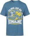 Fajnie jak na kombajnie dla kombajnisty Męska koszulka MESKA-KOSZULKA-84