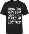 Hemoglobina Mistyfikaja Woda Ziemia Taka Sytuacja Męska koszulka 