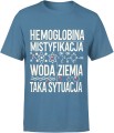 Hemoglobina Mistyfikaja Woda Ziemia Taka Sytuacja Męska koszulka 