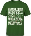Hemoglobina Mistyfikaja Woda Ziemia Taka Sytuacja Męska koszulka 