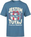 Jestem tutaj tylko dla prezentów Męska koszulka niebieska 