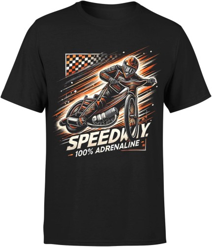 Żużel Speedway Dla Fana Żużla Męska koszulka 