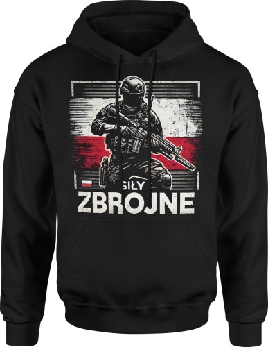 Siły Zbrojne Męska bluza z kapturem 
